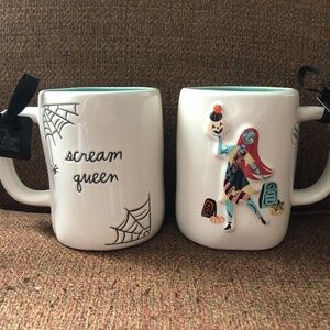Rae Dunn Disney Nightmare Before Christmas Halloween Sally Mug The Scream Queen